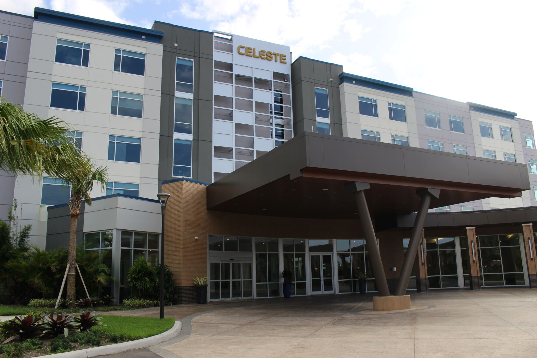 The Celeste Hotel front entrance